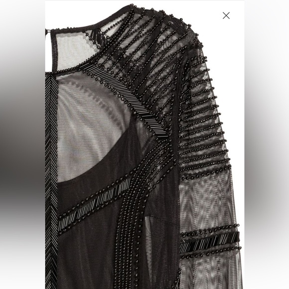 H&M Beaded Dress XS - Picture 3 of 4